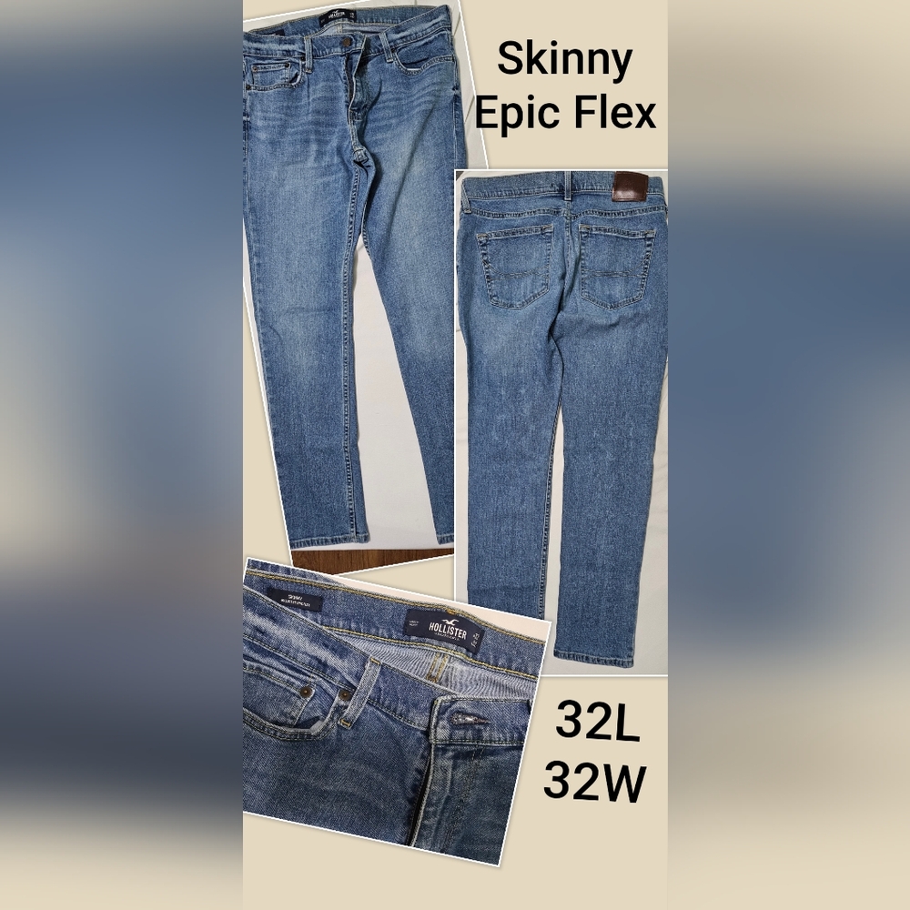 Hollister Skinny Epic Flex Jeans - Blue